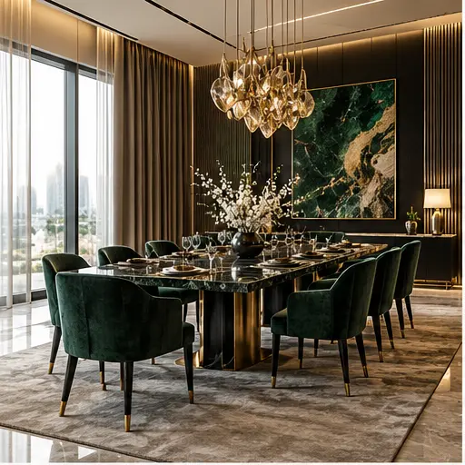 Dining area design in the UAE — view 1