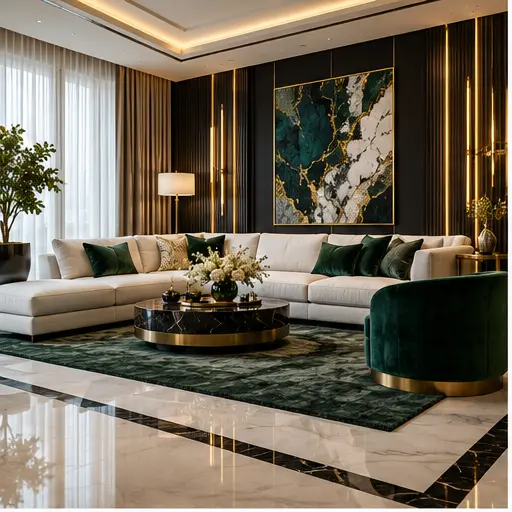 Living room renovation in the UAE — view 1