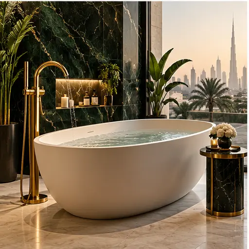 Master bathroom renovation in the UAE — view 4